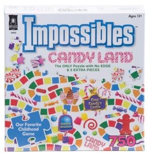 Hasbro Candy Land Impossibles 750 pc. Jigsaw Puzzle (NWT)